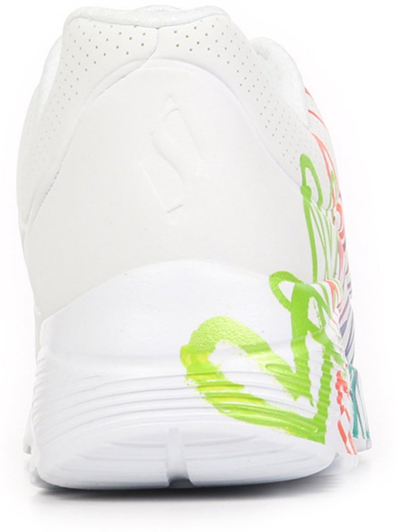 Baskets Skechers Uno Lite Metallic Joy Blanc - Kiabi