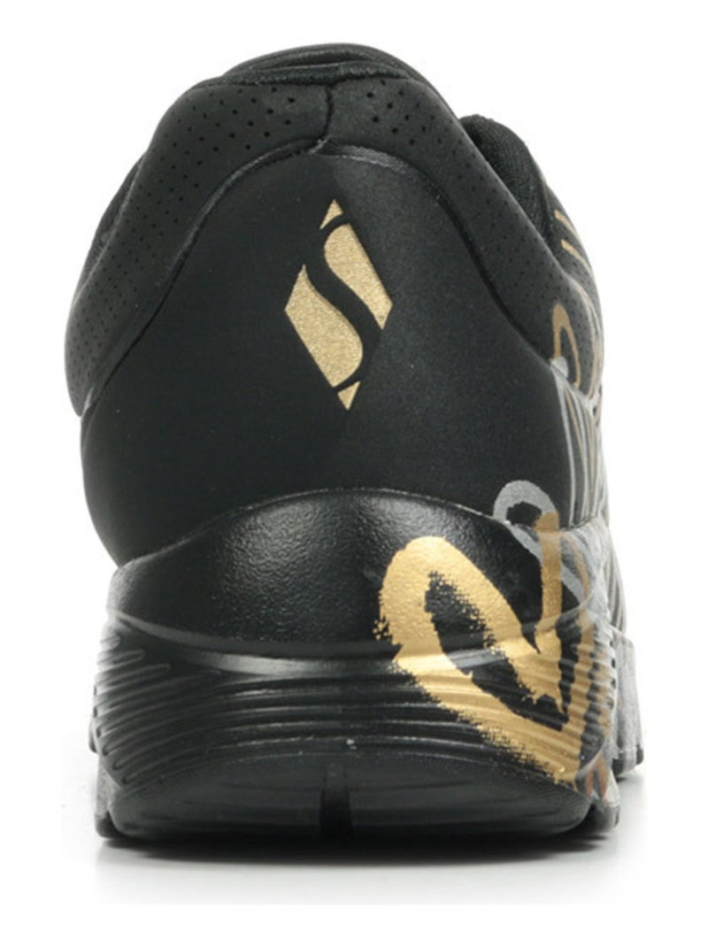 Baskets Skechers Uno Lite Metallic Love Noir - Kiabi
