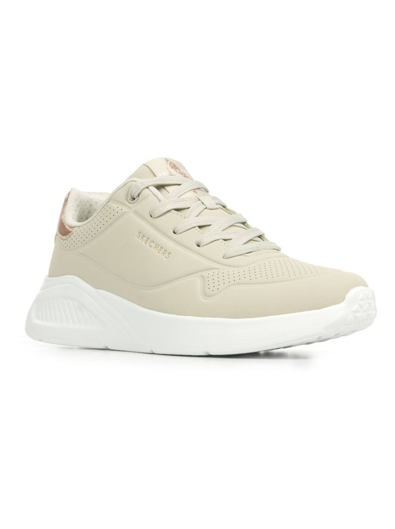 Baskets Skechers Uno Lite Shimmer Along Beige - Kiabi