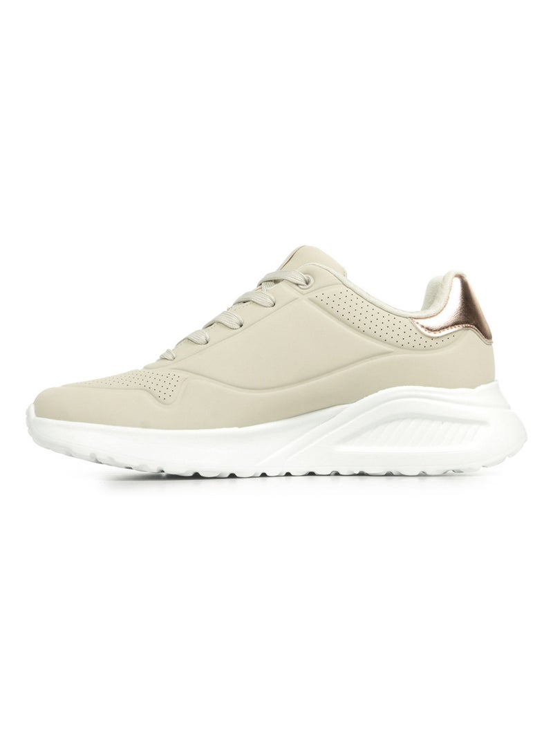 Baskets Skechers Uno Lite Shimmer Along Beige - Kiabi