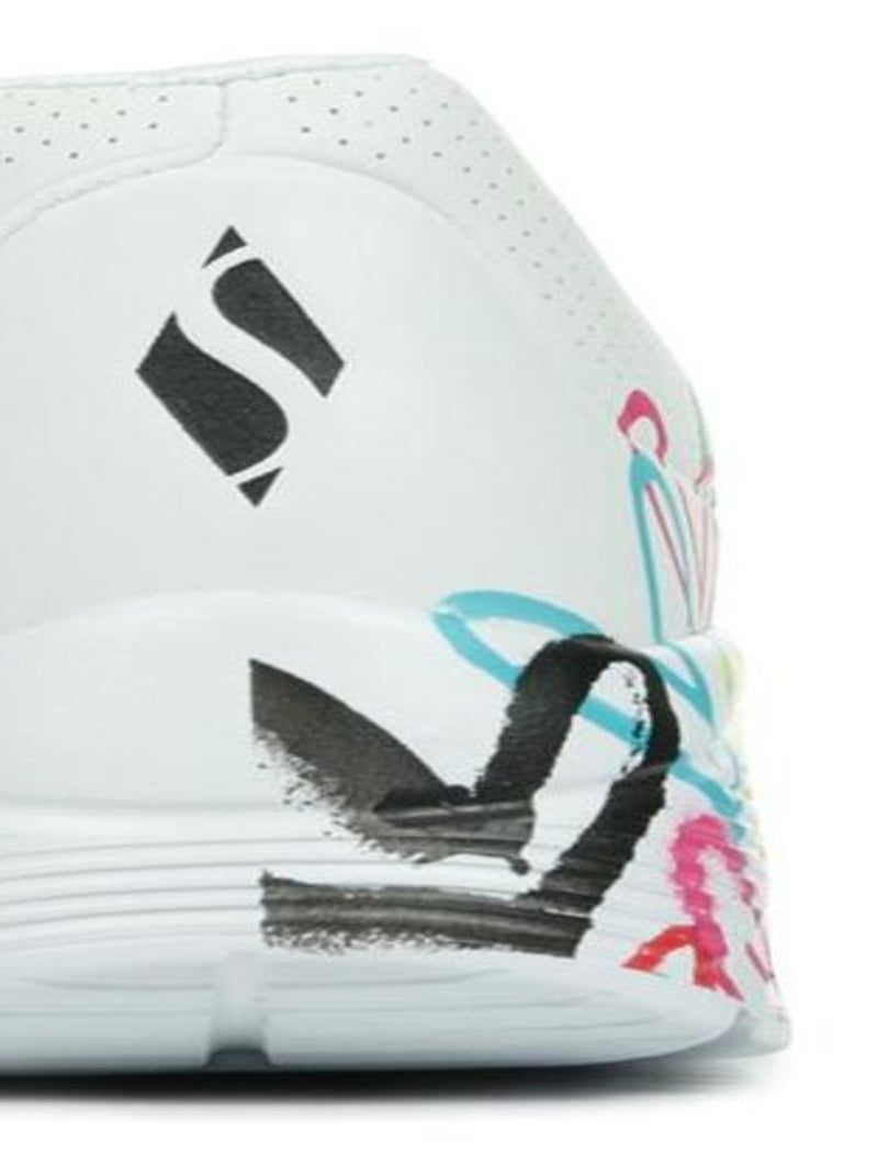 Baskets Skechers Uno Lite Spread The Love Blanc - Kiabi