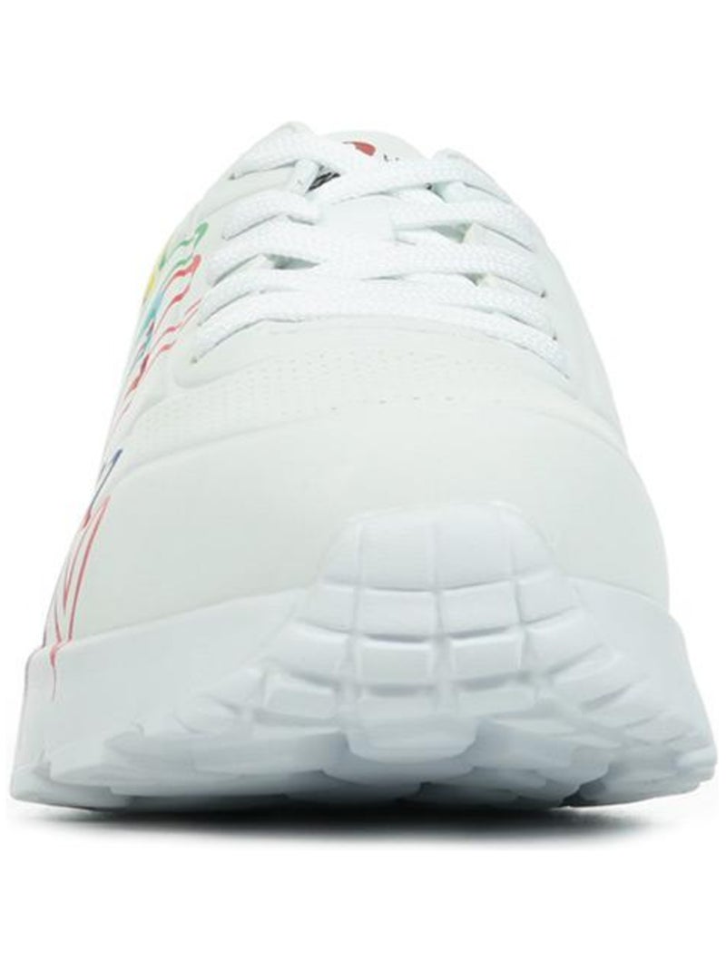 Baskets Skechers Uno Lite Spread The Love Blanc Multicolore - Kiabi