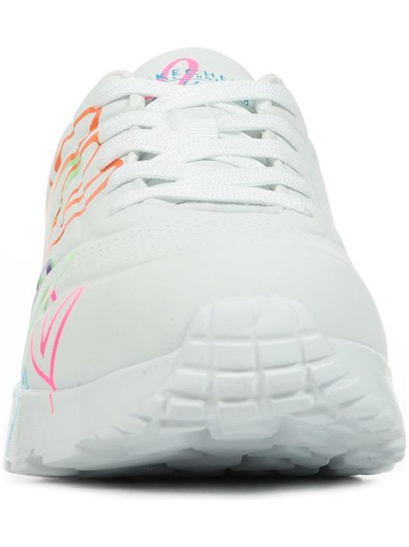 Baskets Skechers Uno Lite Spread The Love Blanc Multicolore - Kiabi
