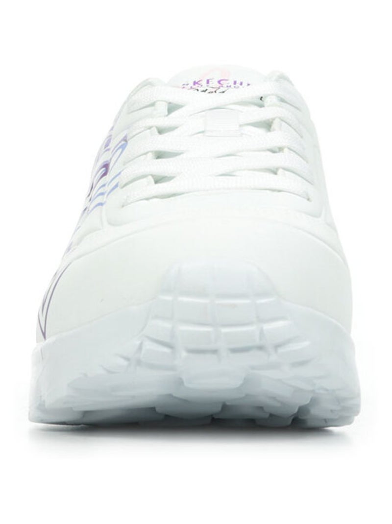 Baskets Skechers Uno Lite Spread The Love Blanc Violet - Kiabi