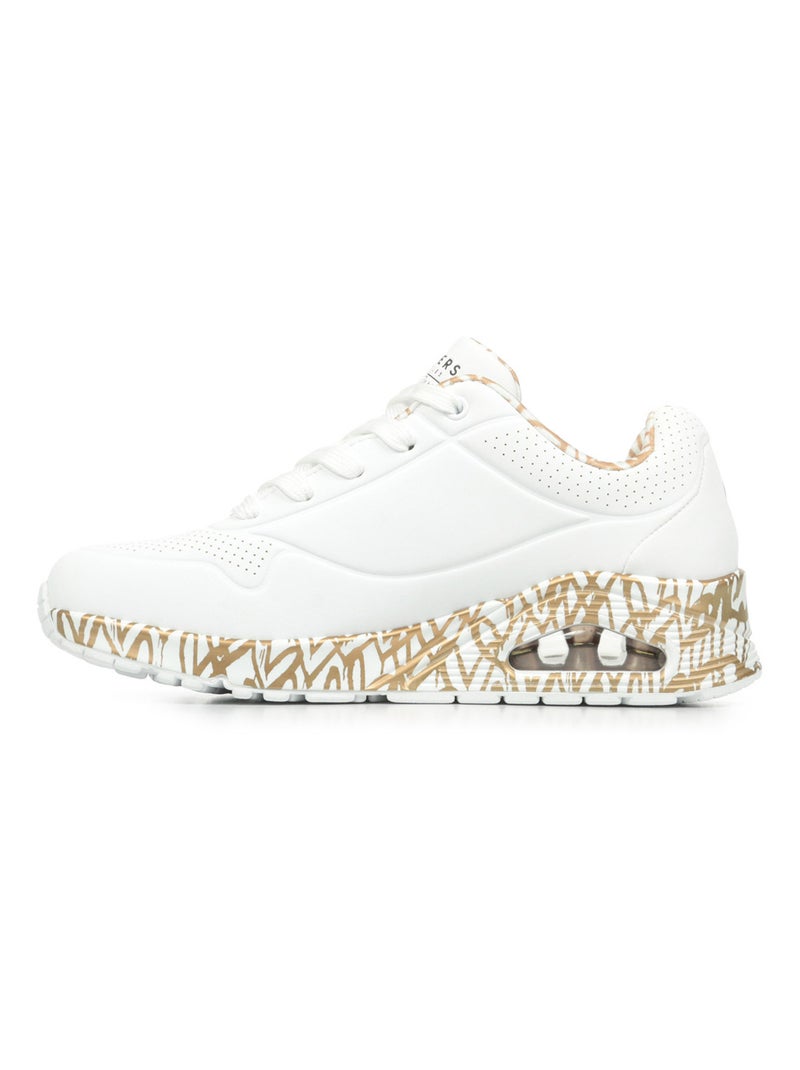 Baskets Skechers Uno Loving Love Blanc - Kiabi