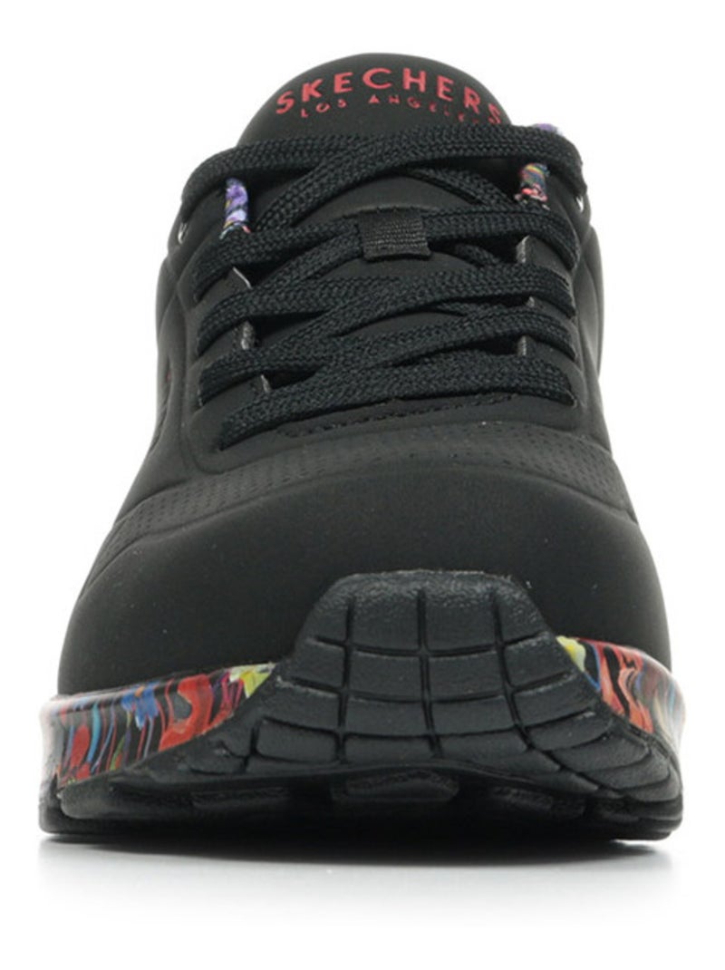 Baskets Skechers Uno Noir Rouge - Kiabi