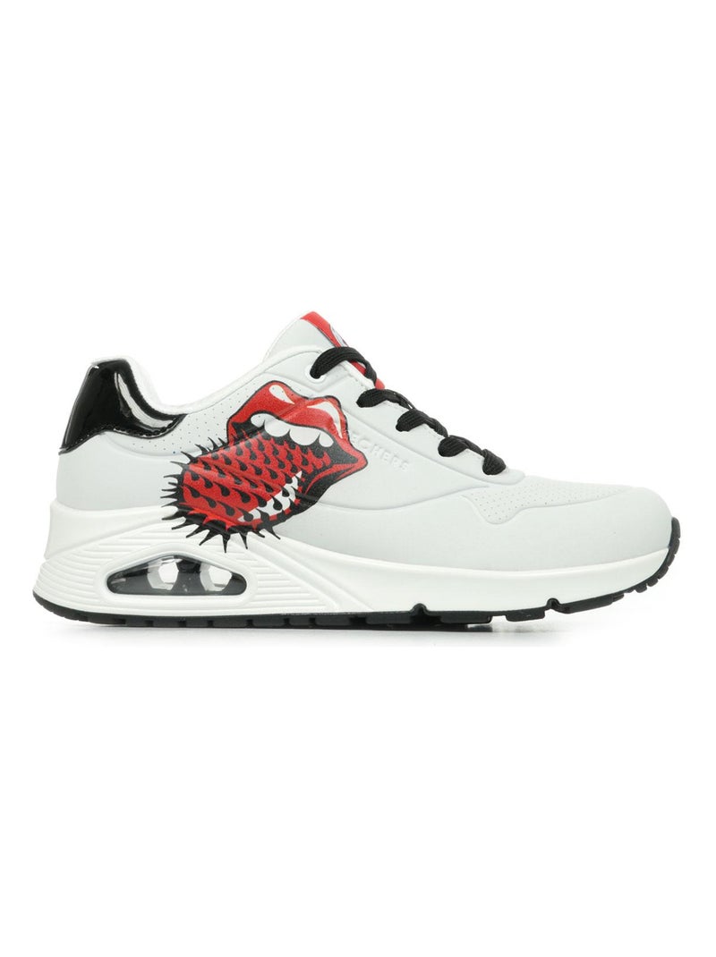 Baskets Skechers Uno Rolling Stones Single Blanc - Kiabi