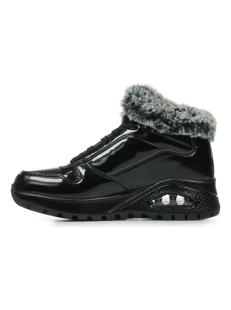 Baskets Skechers Uno Rugged Fiesty Winter Noir Gris - Kiabi