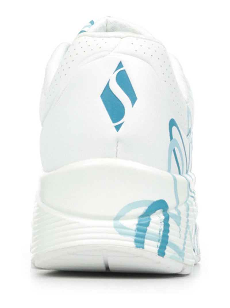Baskets Skechers Uno Spread The Love Blanc Bleu - Kiabi