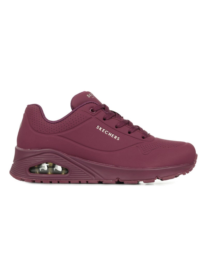 Baskets Skechers Uno Stand On Air Bordeaux - Kiabi