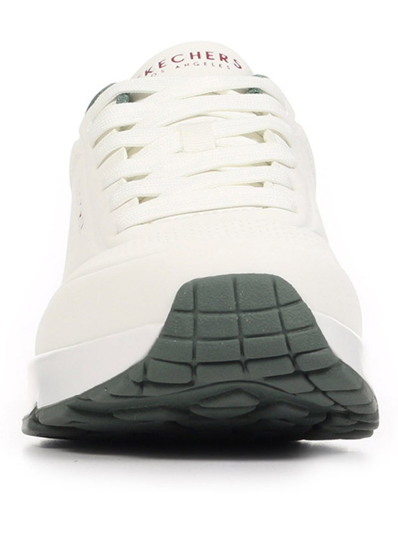 Baskets Skechers Uno Suited On Air Blanc Vert - Kiabi