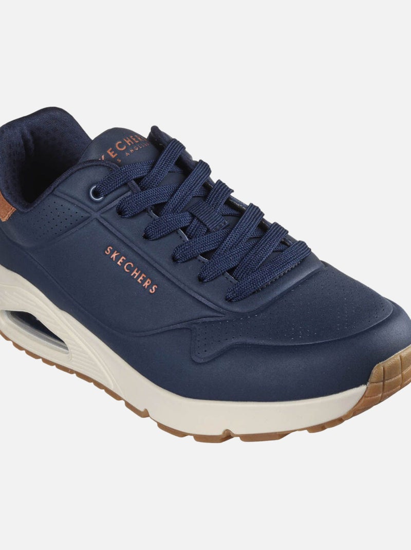 Baskets Skechers Uno Suited on Air Bleu - Kiabi
