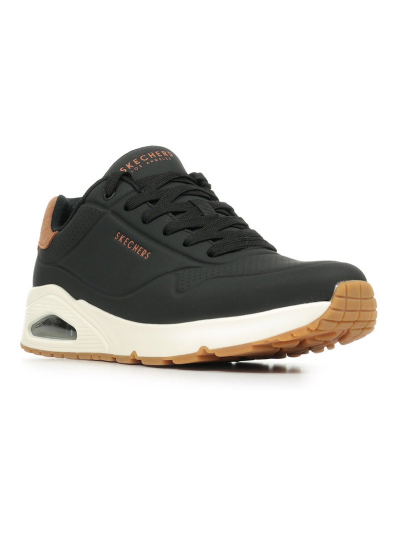 Baskets Skechers Uno Suited On Air Noir Marron Blanc - Kiabi