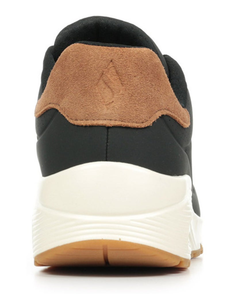 Baskets Skechers Uno Suited On Air Noir Marron Blanc - Kiabi