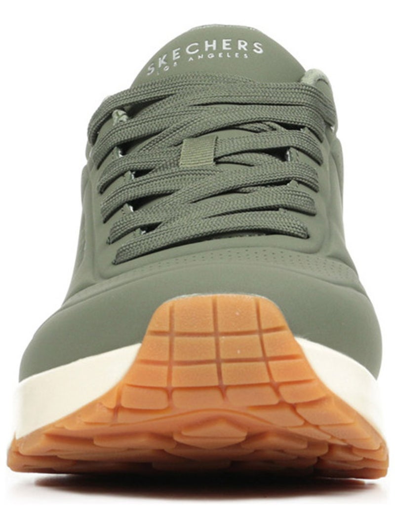 Baskets Skechers Uno Suited On Air Vert olive - Kiabi