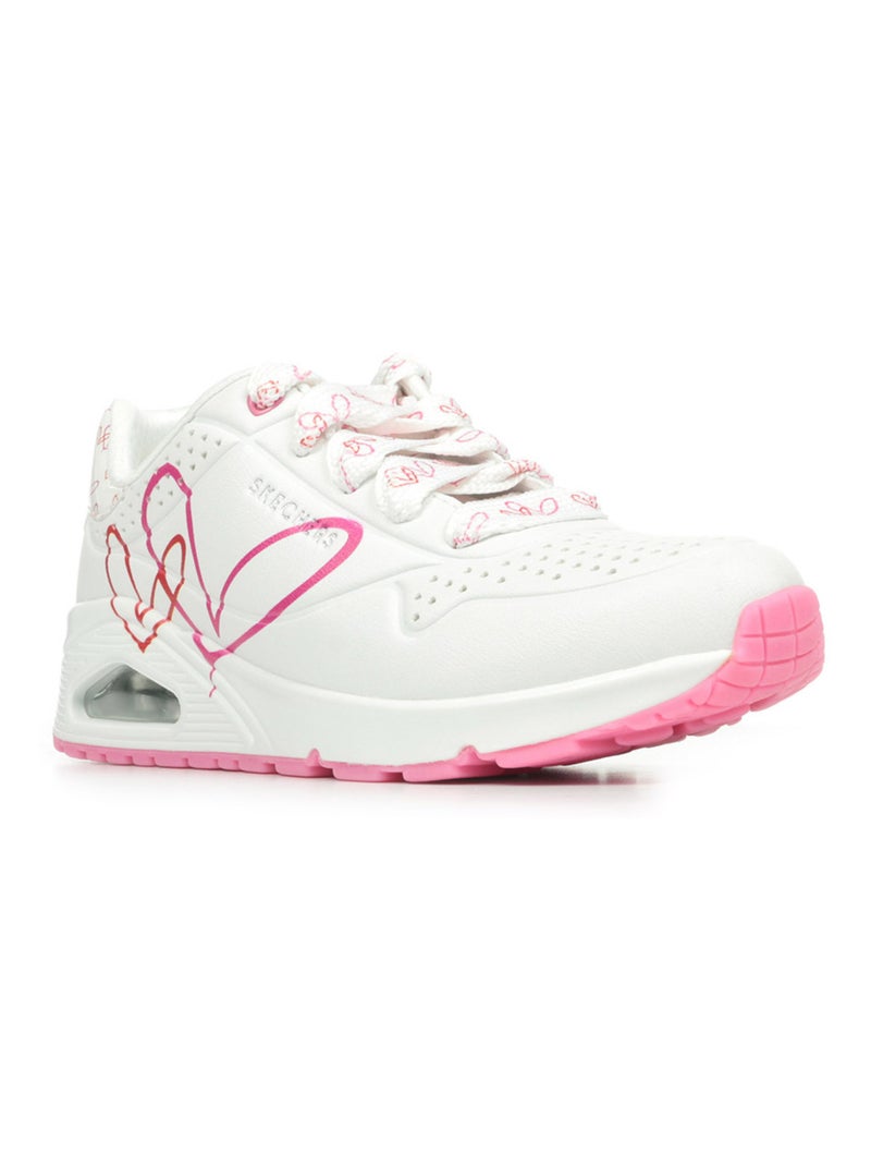 Baskets Skechers Uno Twin Hearts Blanc - Kiabi