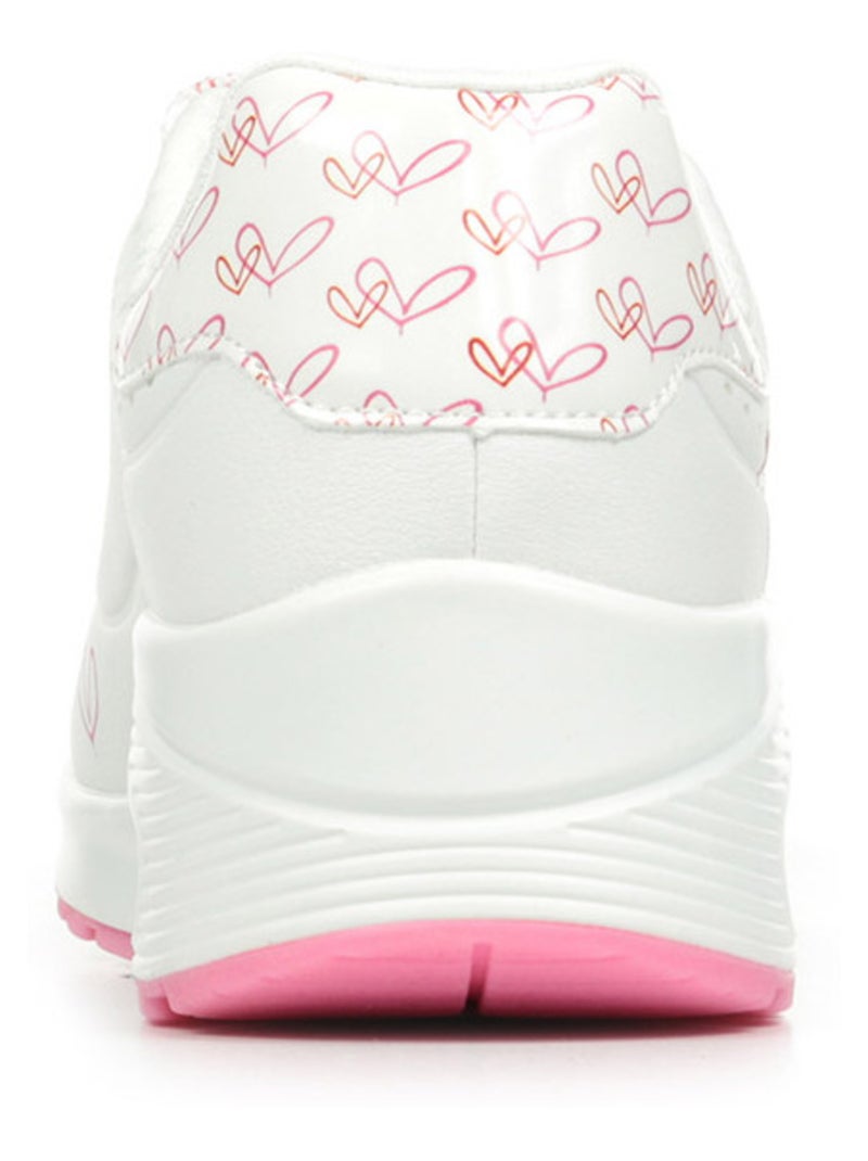 Baskets Skechers Uno Twin Hearts Blanc - Kiabi