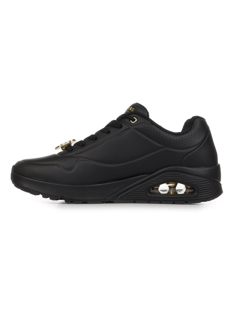 Baskets Skechers Uno Vivos Estamos Noir Doré - Kiabi