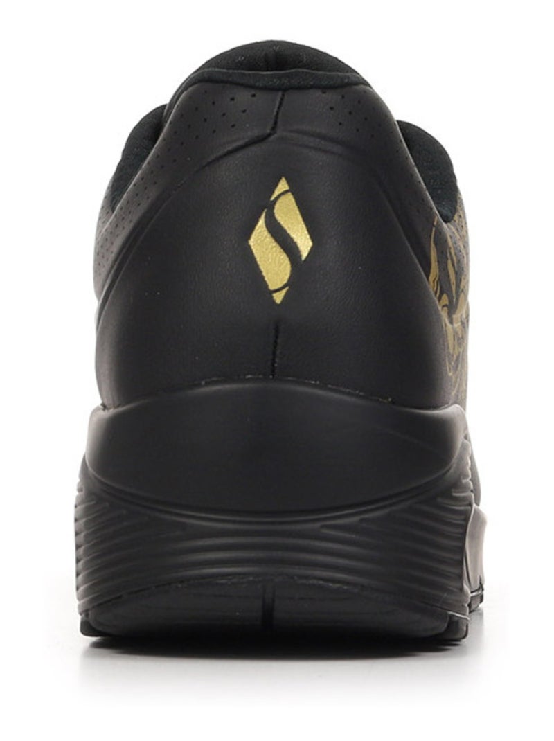 Baskets Skechers Uno Vivos Estamos Noir Doré - Kiabi