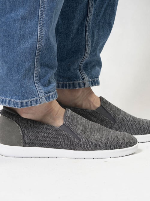 Baskets slip on à enfiler, très confortables  Isotoner - Kiabi
