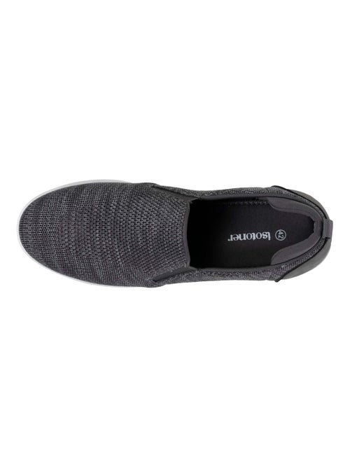 Baskets slip on à enfiler, très confortables  Isotoner - Kiabi