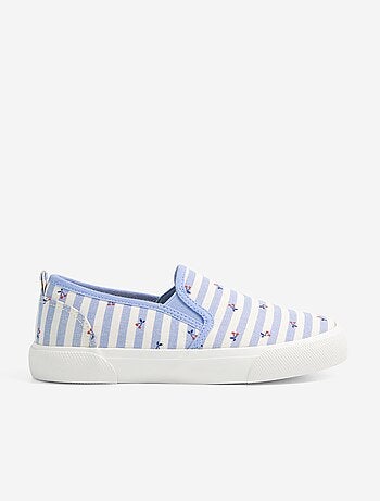 Baskets slip-on à motif