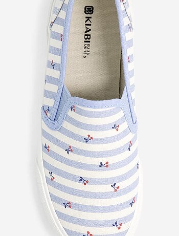 Baskets slip-on à motif