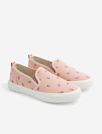 Baskets slip-on à motif
