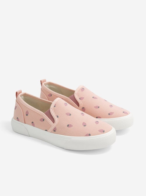 Baskets slip-on à motif - Kiabi