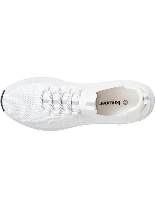 Baskets slip on avec lacets, semelle mémoire de forme  Isotoner - Kiabi