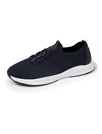 Baskets slip on avec lacets, semelle mémoire de forme Isotoner
