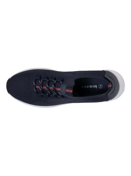 Baskets slip on avec lacets, semelle mémoire de forme  Isotoner - Kiabi