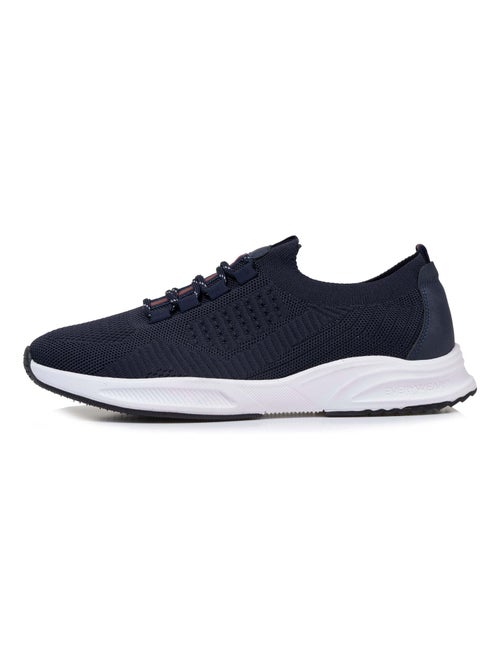 Baskets slip on avec lacets, semelle mémoire de forme  Isotoner - Kiabi