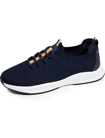 Baskets slip on avec lacets, semelle mémoire de forme Isotoner
