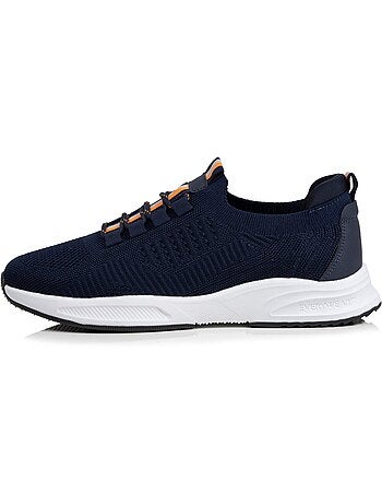 Baskets slip on avec lacets, semelle mémoire de forme Isotoner