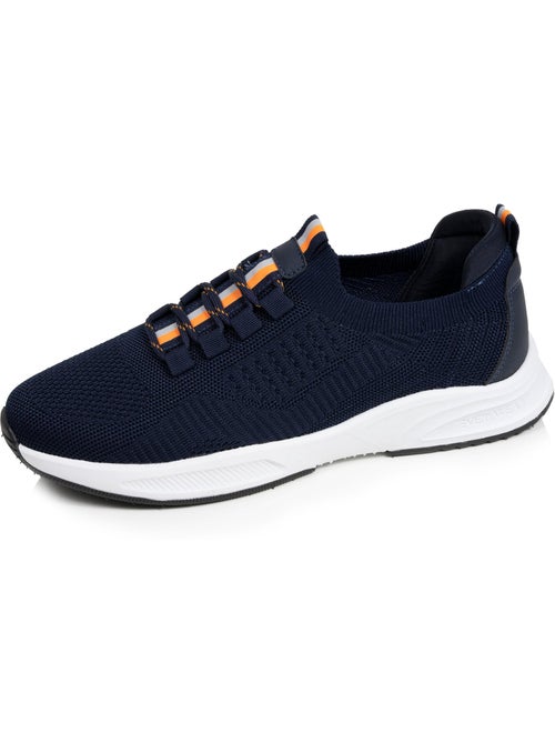 Baskets slip on avec lacets, semelle mémoire de forme  Isotoner - Kiabi
