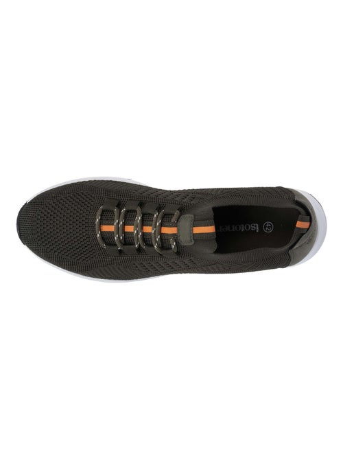 Baskets slip on avec lacets, semelle mémoire de forme  Isotoner - Kiabi