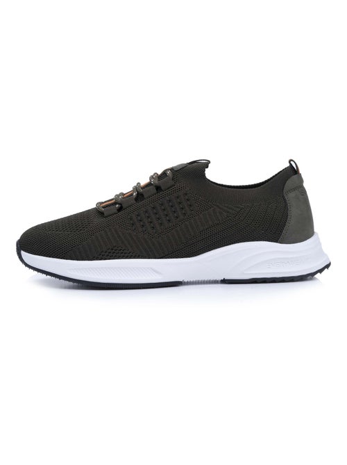 Baskets slip on avec lacets, semelle mémoire de forme  Isotoner - Kiabi