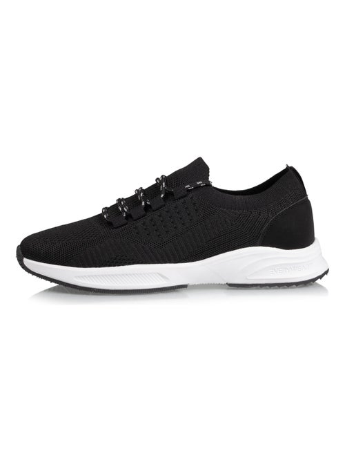 Baskets slip on avec lacets, semelle mémoire de forme  Isotoner - Kiabi