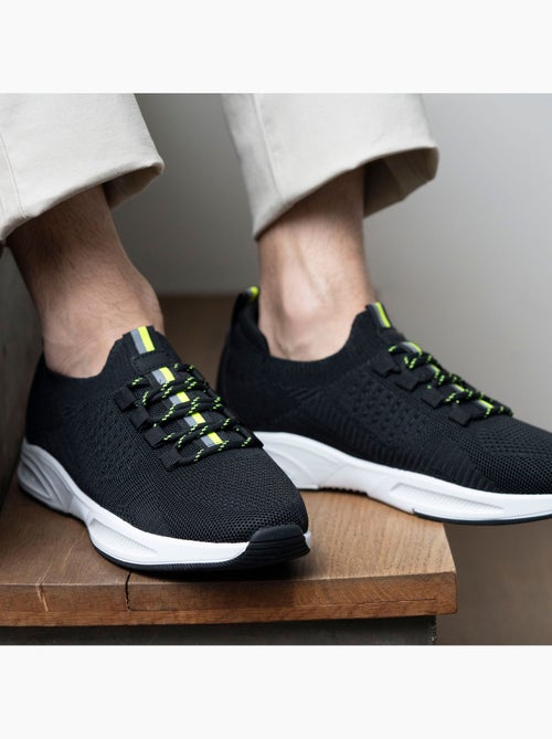 Baskets slip on avec lacets, semelle mémoire de forme  Isotoner - Kiabi