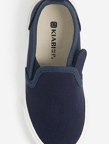 Baskets slip-on avec scratchs à motif