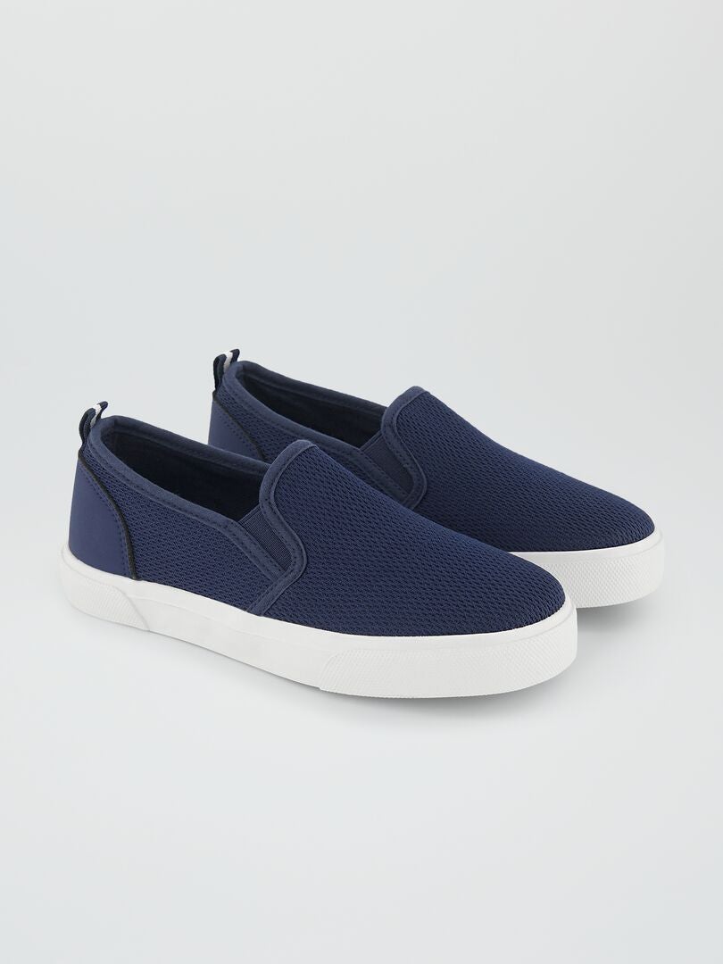 Baskets slip-on Bleu - Kiabi