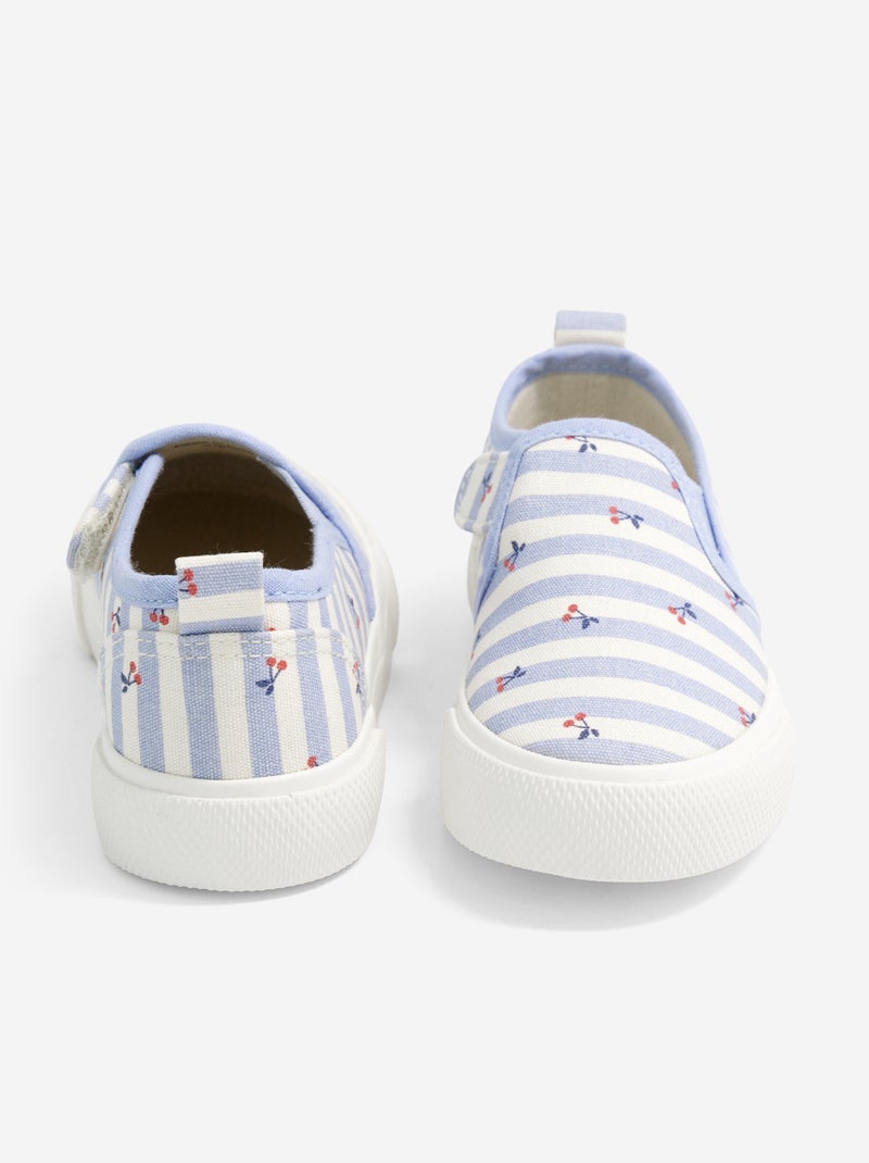 Baskets slip-on Bleu - Kiabi