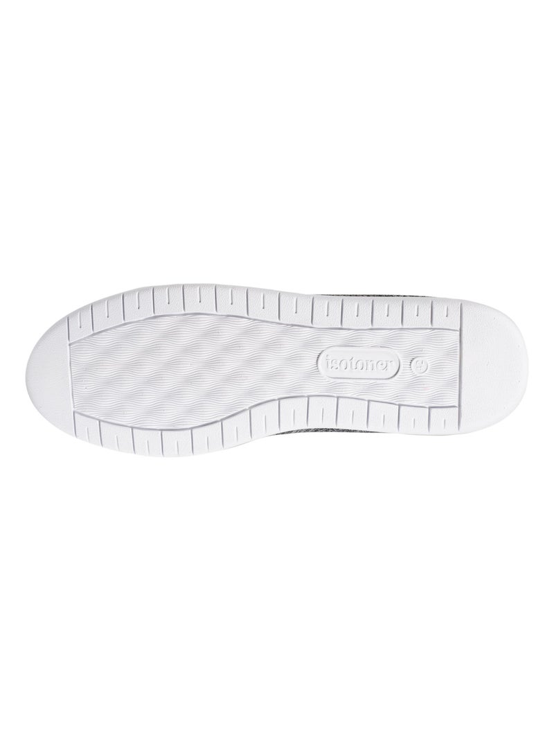 Baskets slip on, confortables, souple et légères  Isotoner Gris - Kiabi