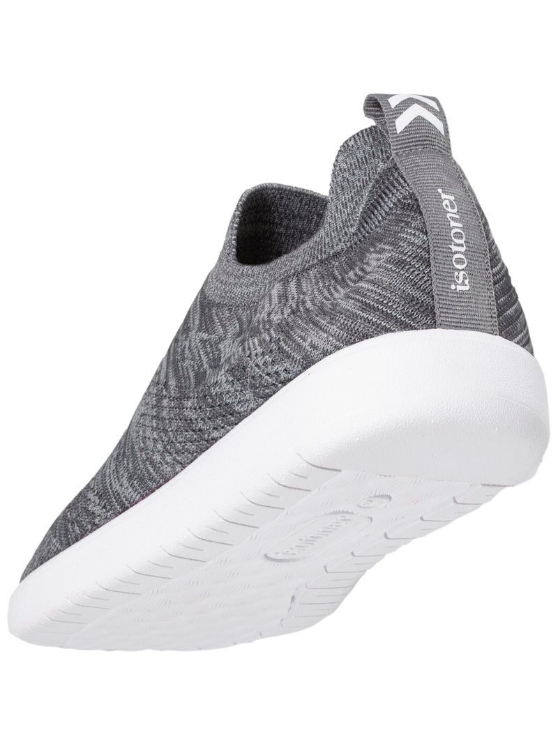 Baskets slip on, confortables, souple et légères  Isotoner Gris - Kiabi