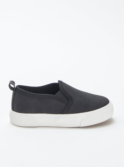 Baskets slip-on en suédine - Kiabi