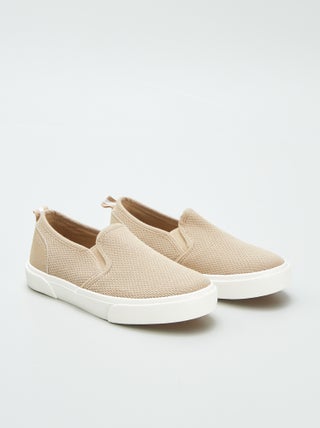 Baskets slip-on en tissu