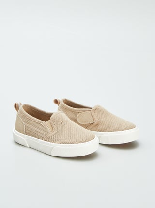 Baskets slip-on en tissu