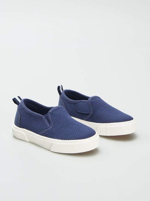 Baskets slip-on en tissu - Kiabi