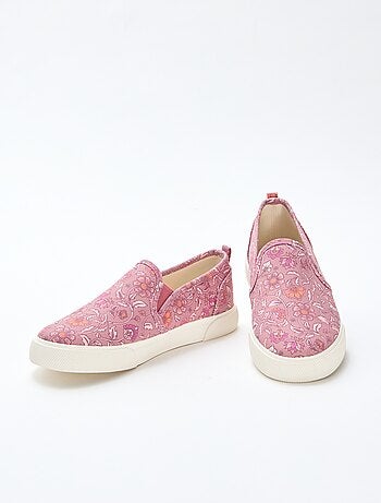 Baskets slip-on imprimé léopard